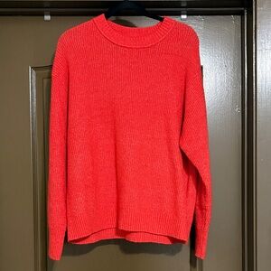 American Eagle Outfitters Vibrant Red Crew Neck Sweater